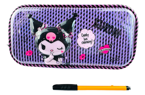 Kit Mochila De Llantas, Hello Kitty, Kuromi Preescolar Morado Kuromi