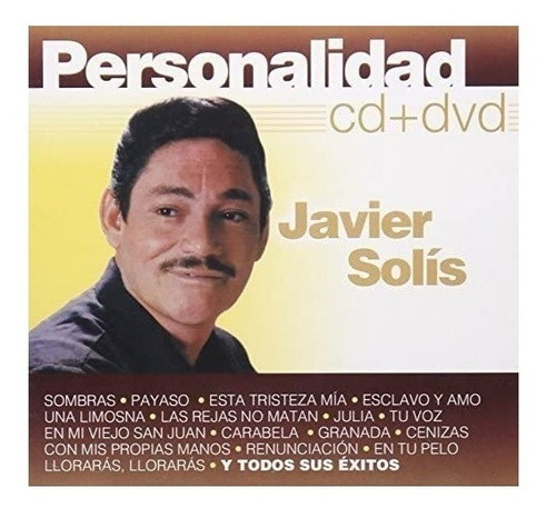 Javier Solís - Personalidad Cd+dvd Música Nuevo