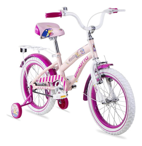 Hermosa Bicicleta Benotto Giselle R16 Niñas Contrapedal