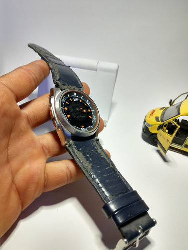 Reloj Sony Ericsson Original Leer Descripción Negro Piel Azul Plateado (Usado)