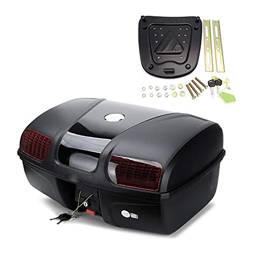 Universal Motorcycle Rear Top Box Tail Trunk Luggage Ca...