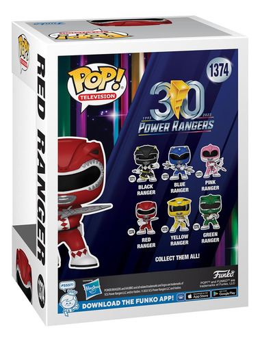 ¡funko Pop! Tv: Mighty Morphin Power Rangers 30th Anniver...