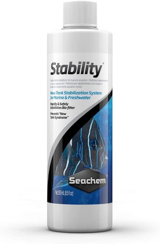 Stability 250ml Seachem Cultivo Bacterias Benéficas Acuario