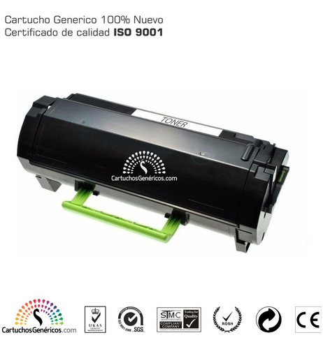 3 Toner Compatible Lexmark 62d4x00 624x Mx810dpe Mx810dme