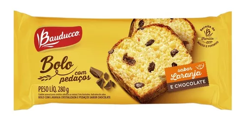 BOLO BAUDUCCO 280G LARANJA - lavagnoli