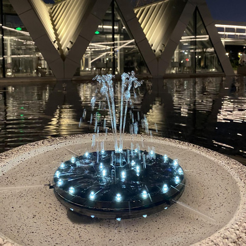 Decoración Con Bomba De Agua Solar Fácil De Instalar Para