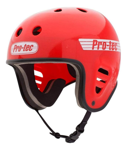 Full Cut Water W/accessory Clip (gloss Red) Wakeboard Helmet