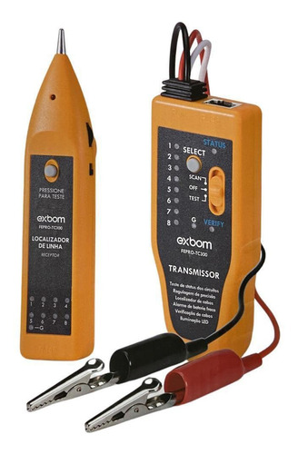 Kit Localizador Rastrador Detector Linha E Cabos Rj 11 Rj45