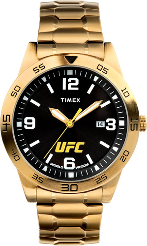 Reloj Timex Ufc Legend Para Hombre De 42 Mm - Correa Dorada 