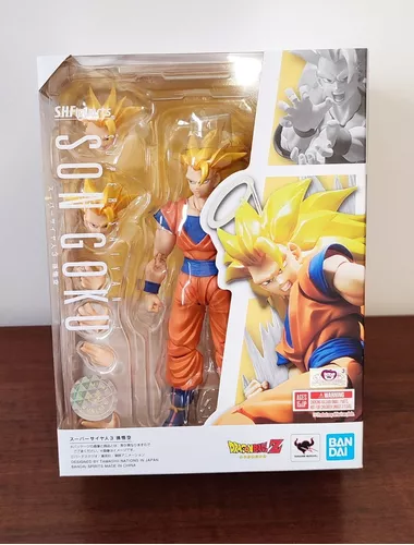 Boneco Sh Figuarts Goku Super Sayajin 3 Saiyan Ssj3 Dragon