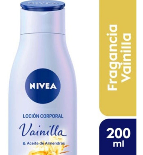 Crema Nivea Corporal Vainilla Y Almendras 200 Ml