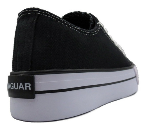Zapatillas Jaguar Plataforma Lona Cordon Urbanas 8010