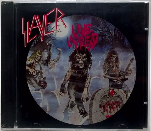 Cd Slayer Live Undead 1994 Paradoxx Music Lacrado 8 Faixas