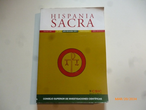 Revista Hispania Sacra:jul-dic 2011.madrid.n.126.799 Pag.