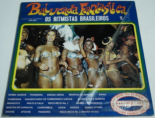 Batucada Fantastica. Os Ritmistas Brasileiros Disco Lp Samba