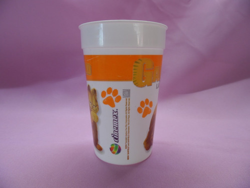 Vaso De Coleccion Edicion Garfield La Pelicula *año 2004* (Usado)