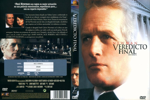 Será Justicia - Veredicto Final - Paul Newman Dvd