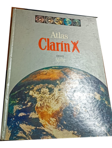 Libro Atlas Clarin De La Tierra Completo Encuadernado