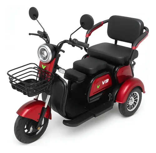 Triciclo Elétrico Veego V9 800 Watts C/ Ré E Alarme