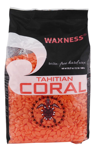 Waxness Perlas De Cera Dura Sin Colofonia Premium Coral Tahi