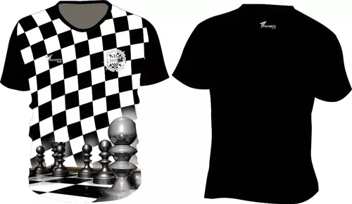 Camiseta Jogo, Xadrez  Elo7 Produtos Especiais