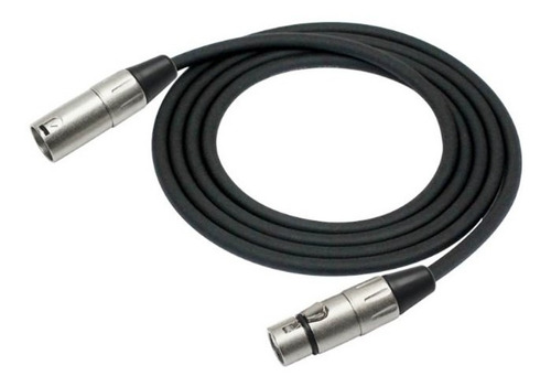 Cable Micrófono Xlr A Xlr 15 Mts Kirlin Mpc-280 Bk Negro