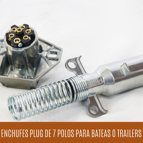 Enchufe Plug 7 Pines Electricos Batea Chuto