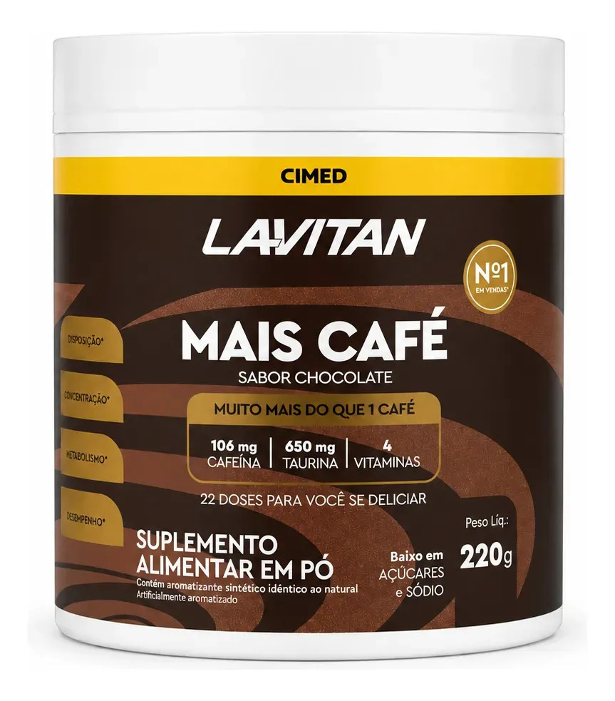 Lavitan Mais Café Sabor Chocolate 220g Chocolate