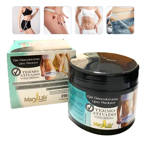 comprar Kit 4 Gel Lipo Redutor Termo Ativado Emagrecedor Atacado