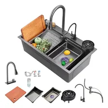 Fregadero De Organizadores Cocina De Acero Inoxidable 80*45