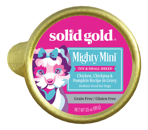 Solid Gold Mighty Mini  Estomago Delicado  Aporte Probioti