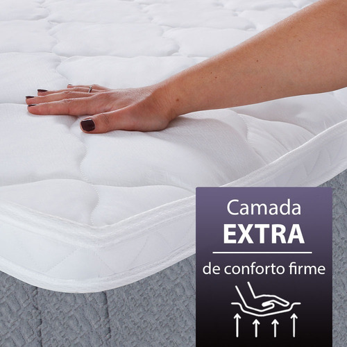 Imagem 3 de 9 de Pillow Top Queen De Espuma D33 Conforto Firme - Bf Colchões
