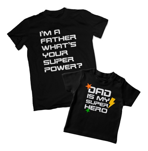 Playeras Dia Del Padre Combo Padre E Hijo