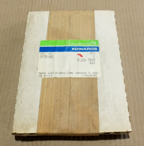 New Edwards 897b-001 Red Flush Trim 897b001 | Ak Eez