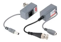 Comprar Video Balun Hd Rj45 2 En 1 Video + Power Analógico