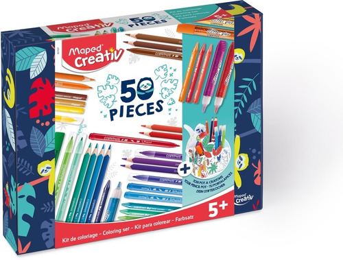 Creativ Maped Kit De Colorear X 50 Unidades