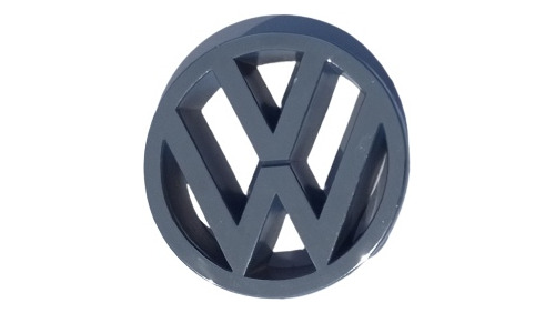 Emblema Grilla Volkswagen Gol/senda 91-gris -escudo-
