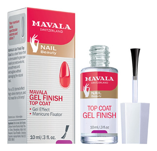 Esmalte Finalizador Efecto Gel (sin Horno) Mavala