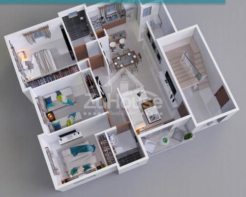Imagen 4 de 8 de Apartamento En 3er Nivel En Planos En La Barranquita Wpa56 C