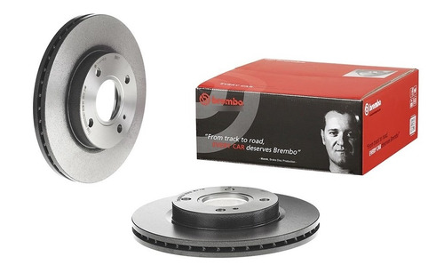 Discos Delanteros Ventilados Brembo Ford Fiesta Ses 2012