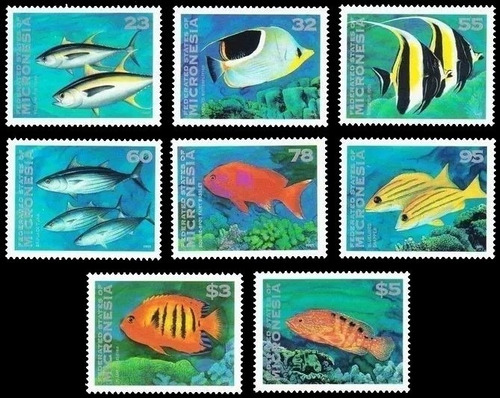 Fauna - Peces - Micronesia - 2 Series Mint