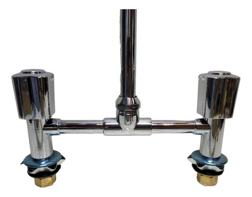 Llave Lavaplatos Agua Fría Y Caliente Cuello Flexible