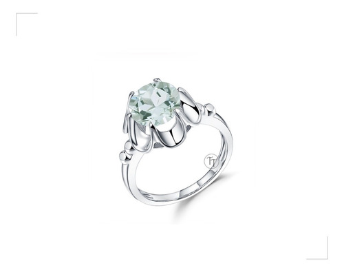 Anillo Amatista Plata Esterlina 925 Fleur By Thi Tur®