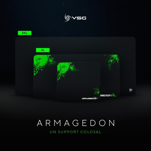Imagen 3 de 4 de Mousepad Vsg Armagedon Xxl 120mm X 60mm
