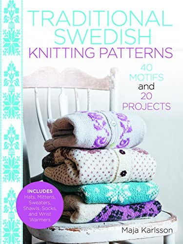 Traditional Swedish Knitting Patterns: 40 Motifs And 20 Projects For Knitters, De Karlsson, Maja. Editorial Trafalgar Square Books, Tapa Dura En Inglés