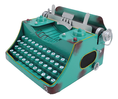Modelo De Máquina De Escribir Retro Verde Verde, Arte En Met