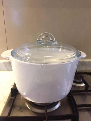 Olla + Vaporera Pyrex Pyroflam 3l