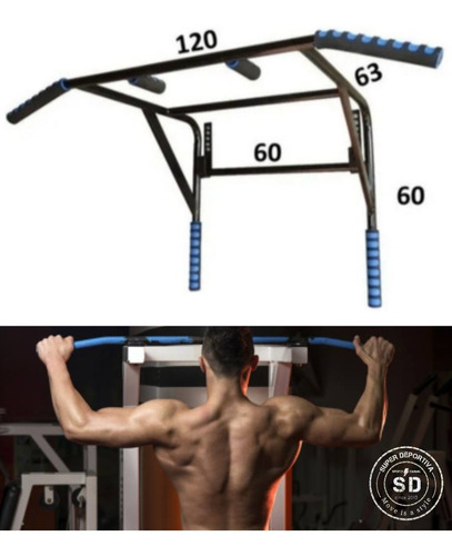Barra De Dominadas Gym Multifuncional De Pared Envio Gratis!