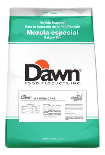 Harina Para Dona Cake Marca Dawn, 20 Kg