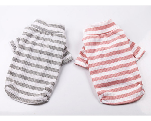 Abrigo De Otoño E Invierno Para Perros, Ropa Elástica A Raya